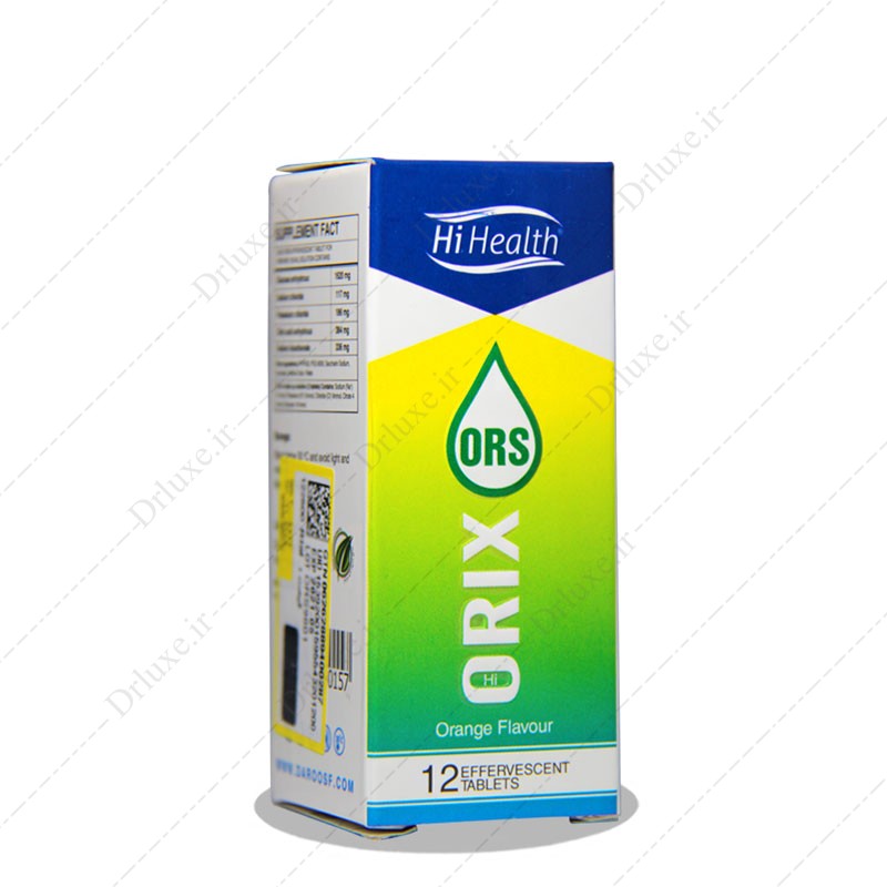 قیمت و خرید قرص جوشان اوریکس او آر اس های هلث 12 عدد - دکتر لوکس