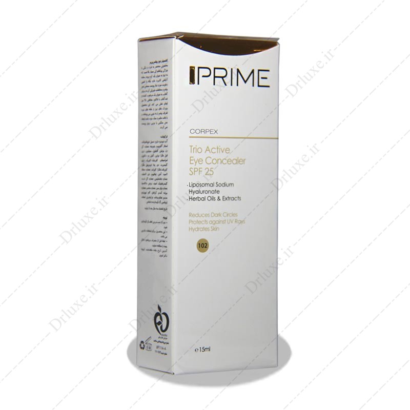 کانسیلر دور چشم SPF25 شماره 102 پرایم 15 میلی لیتر - دکتر لوکس