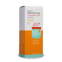 ضد آفتاب SPF50 نئودرم فاقد چربی 50 میلی لیتر