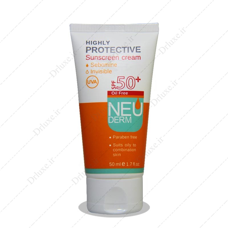 قیمت و خرید ضد آفتاب SPF50 نئودرم فاقد چربی 50 میلی لیتر - دکتر لوکس