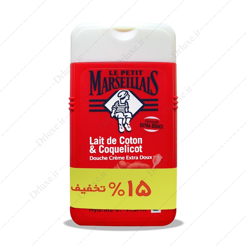 مشخصات، قیمت و خرید شاور ژل کرمی حاوی شیره کتان و خشخاش 250 میلی لیتر- داروخانه انلاین دکترلوکس