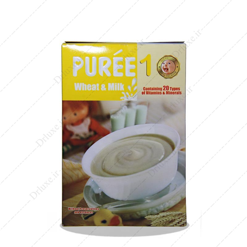 مشخصات،قیمت وخریدپوره 1 پوره گندمین و شیر 250 گرم-دکتر لوکس