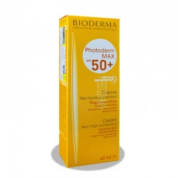 کرم ضدآفتاب فتودرم مکس بدون رنگ +SPF50 بایودرما 40 میلی لیتر