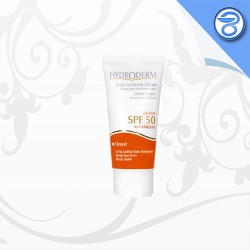 کرم ضد آفتاب SPF50 فاقد چربی بژ روشن هیدرودرم 50 میلی لیتر