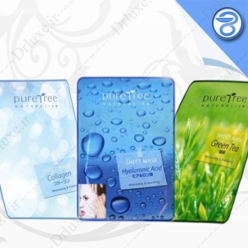 مشخصات، قیمت و خرید ماسک های صورت نقابی پیورتری Green Tea - دکتر لوکس