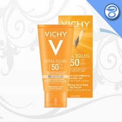ضد آفتاب SPF50 فلوئید درای تاچ رنگی ویشی 50 میلی لیتر