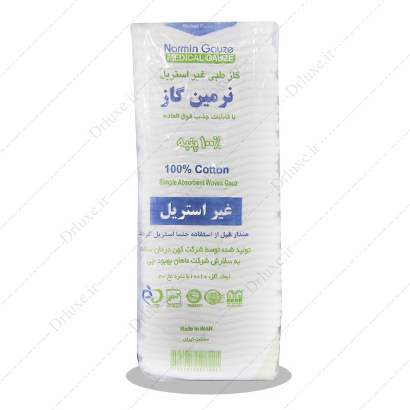 مشخصات، قیمت و خرید گاز طبی غیر استریل نرمین گاز - دکتر لوکس