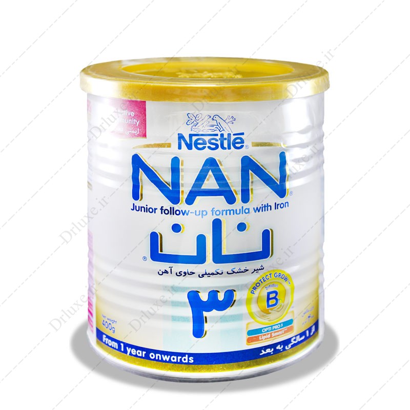 قیمت و خرید شیر خشک نان 3 نستله 400 گرم - دکتر لوکس