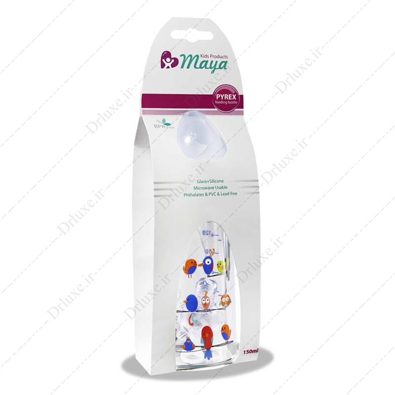 مشخصات،قیمت وخریدشیشه شیر پیرکس مایا 150 میلی لیتر-دکتر لوکس