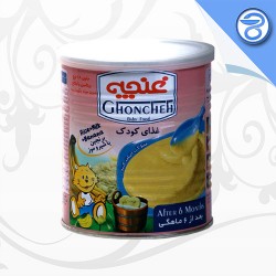 غذای کودک برنجین با شیر و موز غنچه 400 گرم