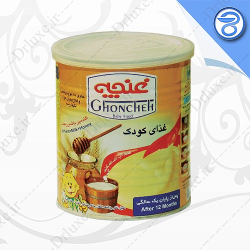 مشخصات،قیمت وخریدغذای کودک گندمین با شیر و عسل 500 گرم-دکتر لوکس